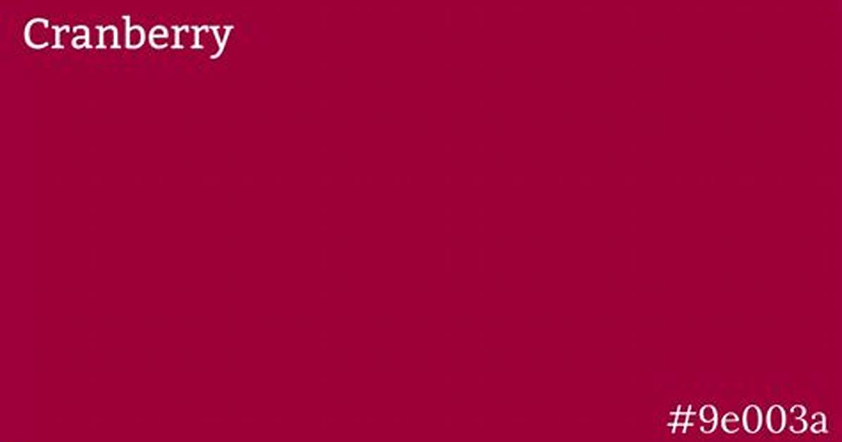 Cranberry Red