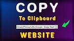 Create a Copy Button Without an Input Text Box