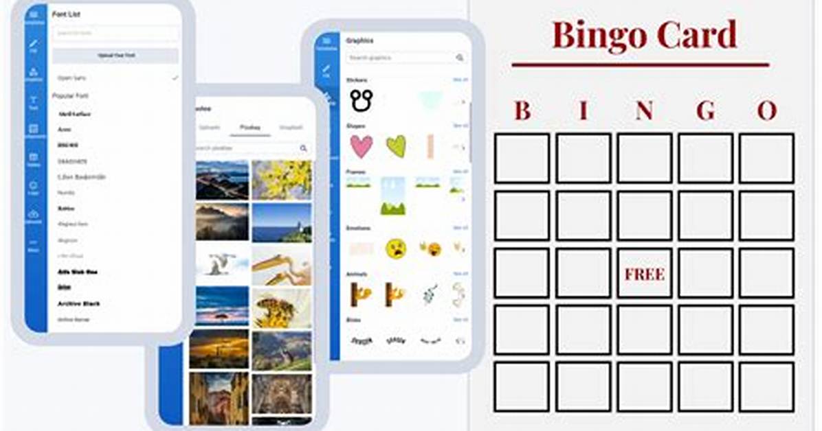 Create Bingo Cards