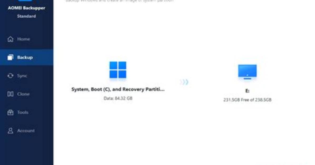 Create Bootable Backup System Image