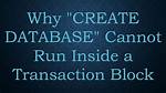 Create Database Cannot Run Inside a Transaction Block in Pgadmin 4