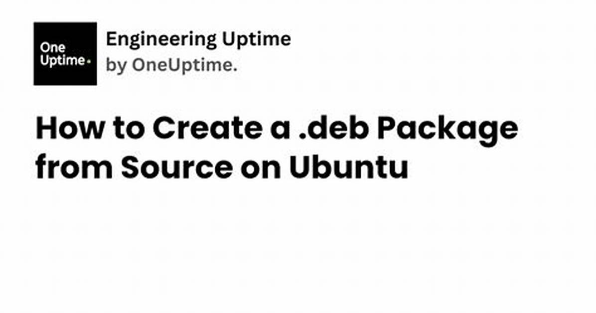 Create Deb from Dvcs-Source