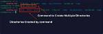 Create Directories from Textfile