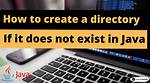 Create Directory If It Does Not Exist