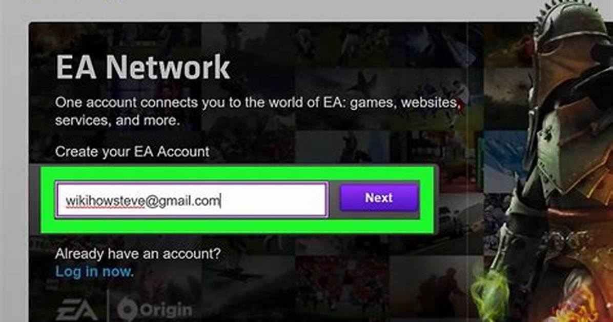 Create Ea Account