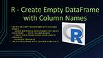 Create Empty Data Frame with Column Names by Assigning a String Vector? [Duplicate]