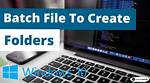Create Folder with Batch but Only If It Doesn't Already Exist