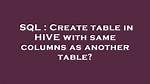 Create Hive Table Using "As Select" or "Like" and Also Specify Delimiter