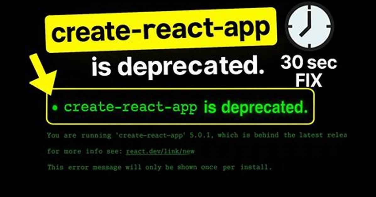 Create-React-App Is Not Working Since Version 4.0.1