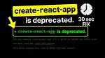 Create-React-App Is Not Working Since Version 4.0.1