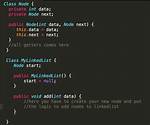 Creating a Node Class in Java