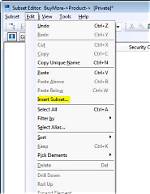 Creating a Subset in Excel