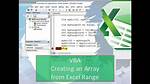 Creating an Array from a Range in Vba
