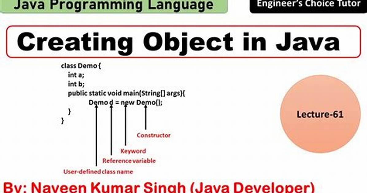Creating Empty Object in Java? [Closed]