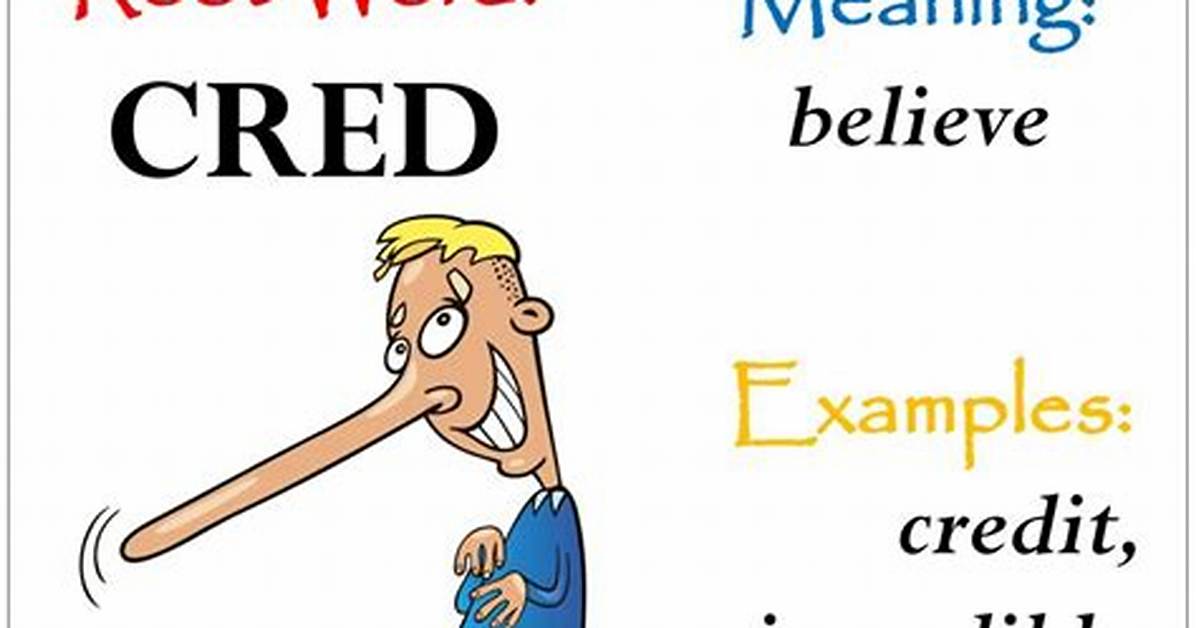 Cred Root Word