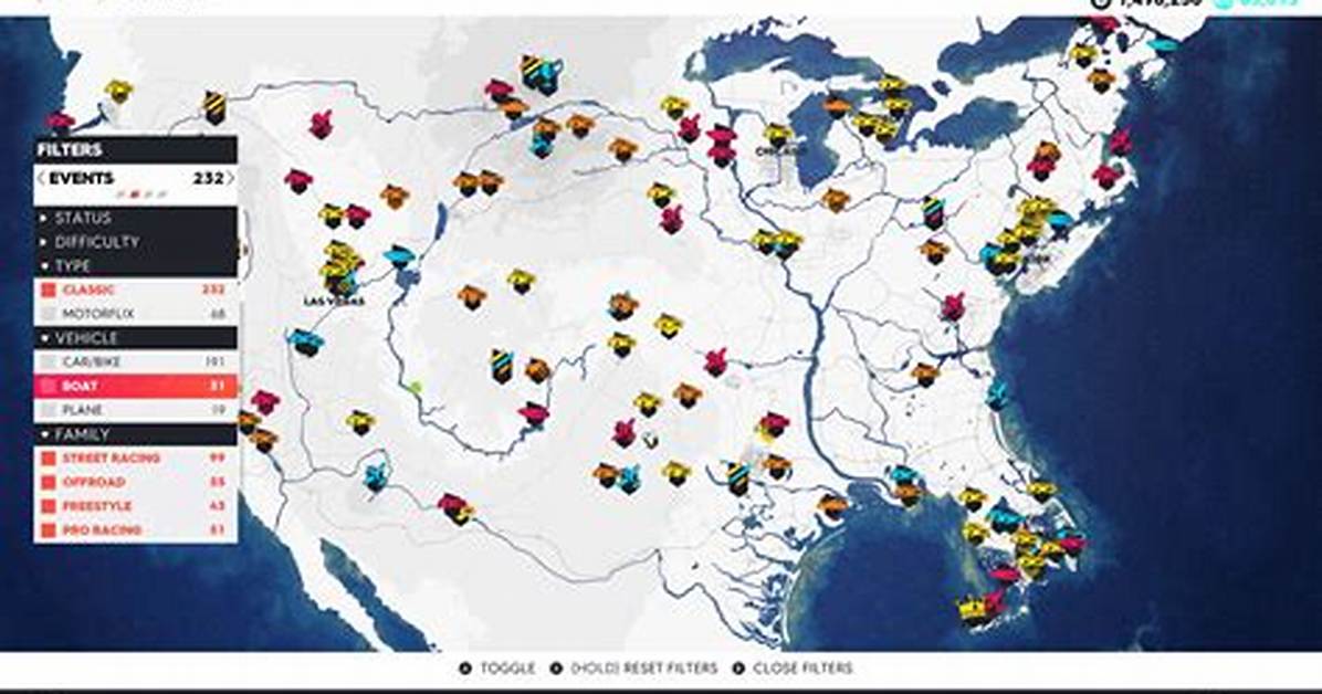 Crew 2 Map