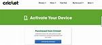 Cricketwireless/Activate