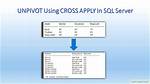 Cross Apply Sql