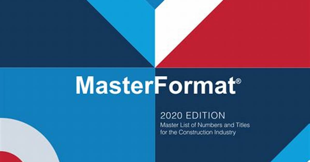 Csi Masterformat 2020