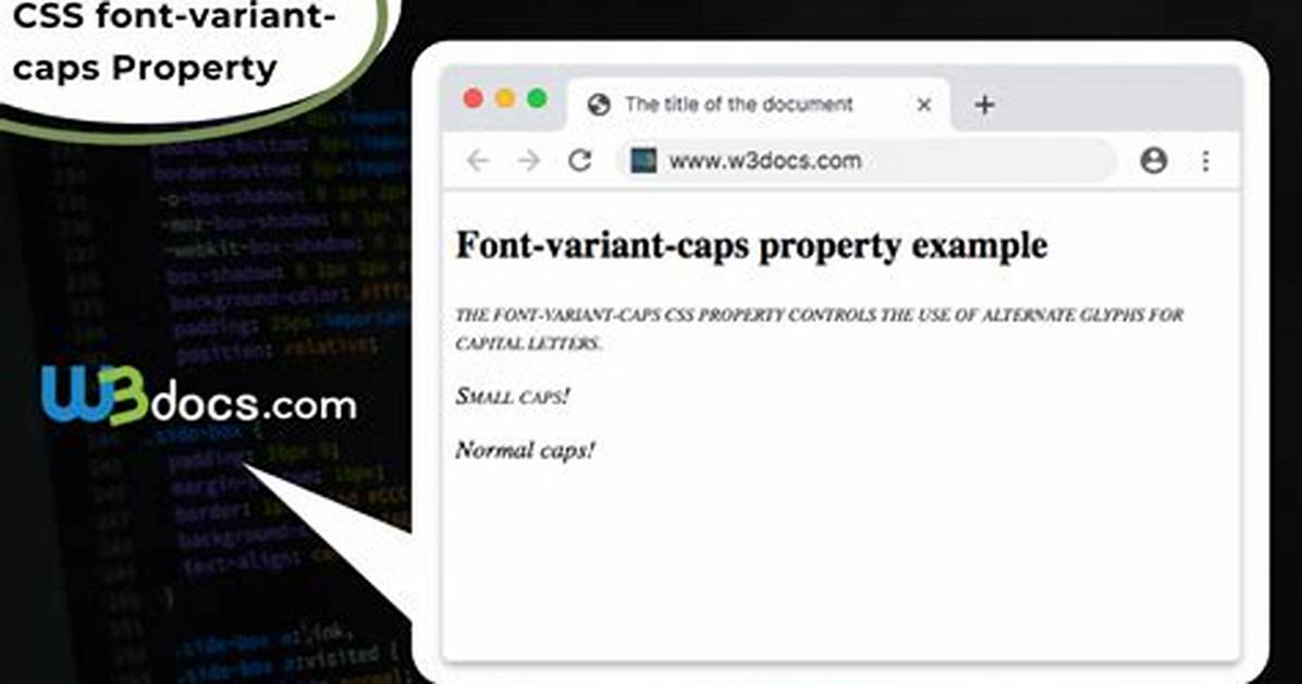 Css All Caps