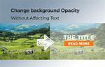 Css Background Opacity [Duplicate]
