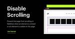 Css Disabled Scrolling
