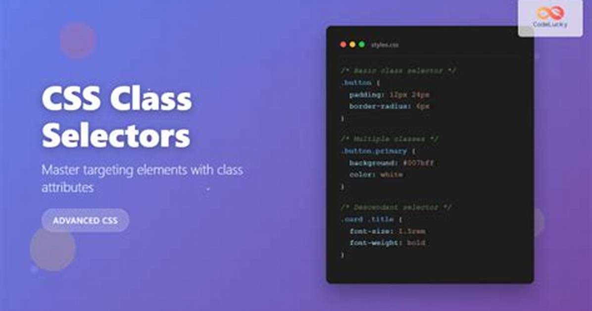 Css - Extending Class Properties
