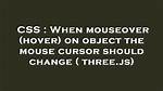 Css Hover Vs. Javascript Mouseover [Closed]