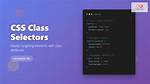 Css Selector for First Element with Class