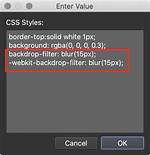 Css: Workaround to Backdrop-Filter?