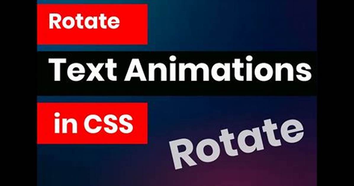 Css3 Rotate Animation