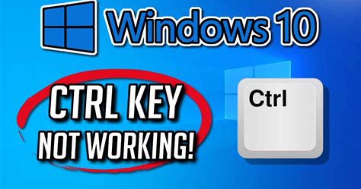 Ctrl Key Not Working Thinkpad Sl510