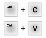 Ctrl-v Command on a Windows Computer