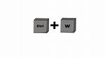 Ctrl + W