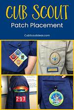 Cub Scout Patch Placement