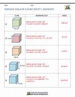 Cube Surface Area = 6