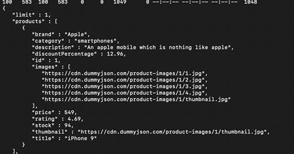 Curl Get Request with Json Parameter