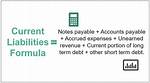 Current Liabilities Formula