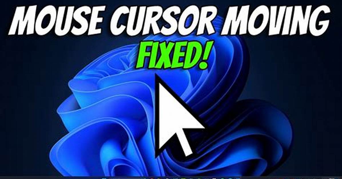 Cursor Moving Erratically After Coming Back from Suspend Mode