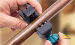 Cut Copper Pipe