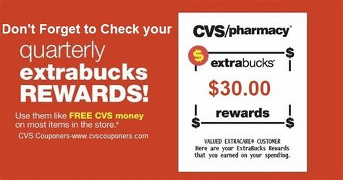 Cvs Extra Bucks