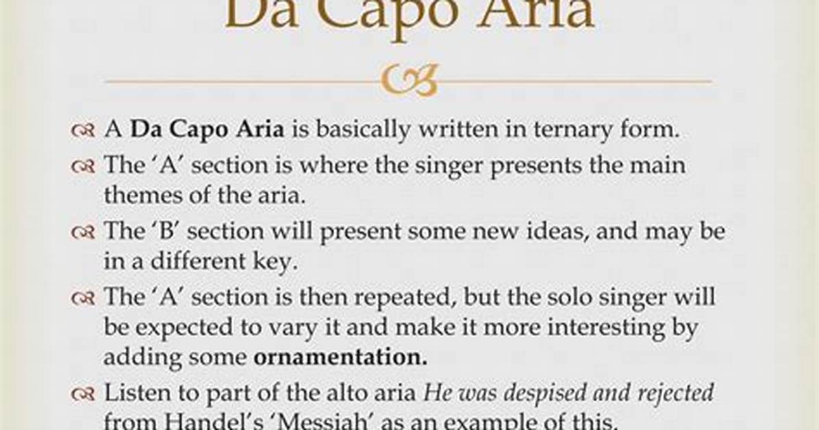 Da Capo Aria