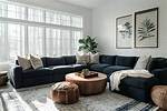 Dark Blue Couch