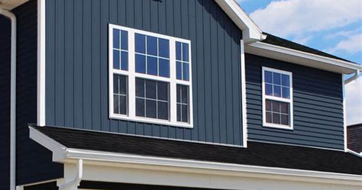 Dark Blue Siding