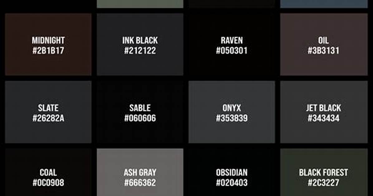 Dark Colors