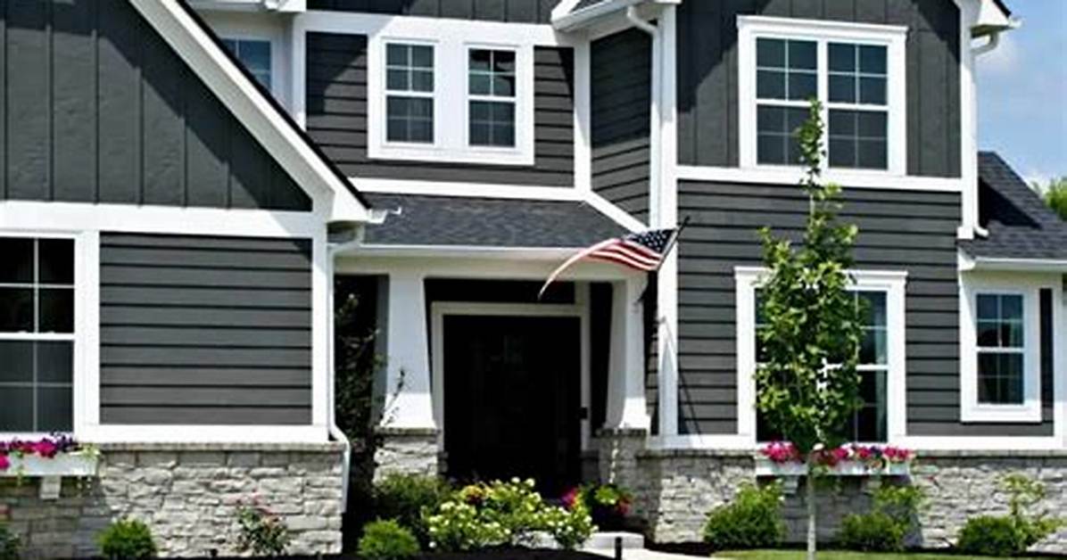 Dark Gray Siding