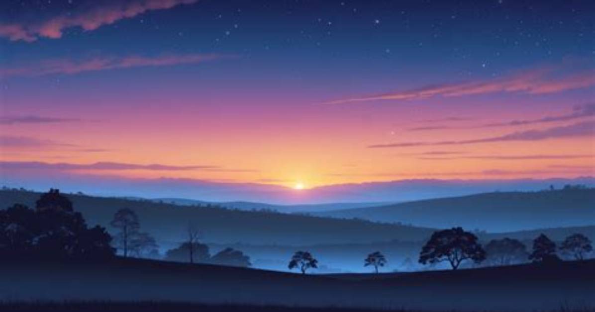 Dark Time After Sunset