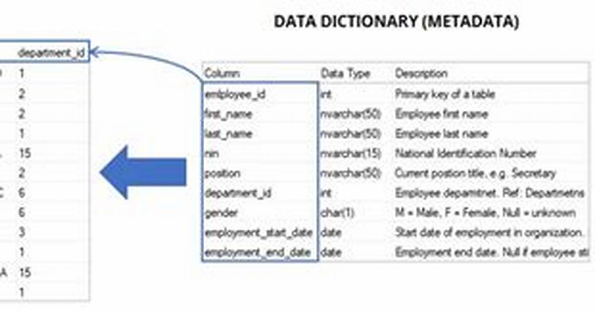Data Dictionary in Dbms
