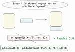 Data-Frame Object Has No Attribute