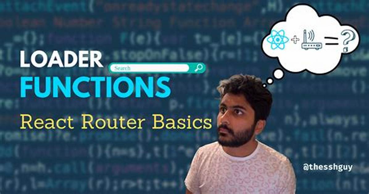 Data Loader in React-Router